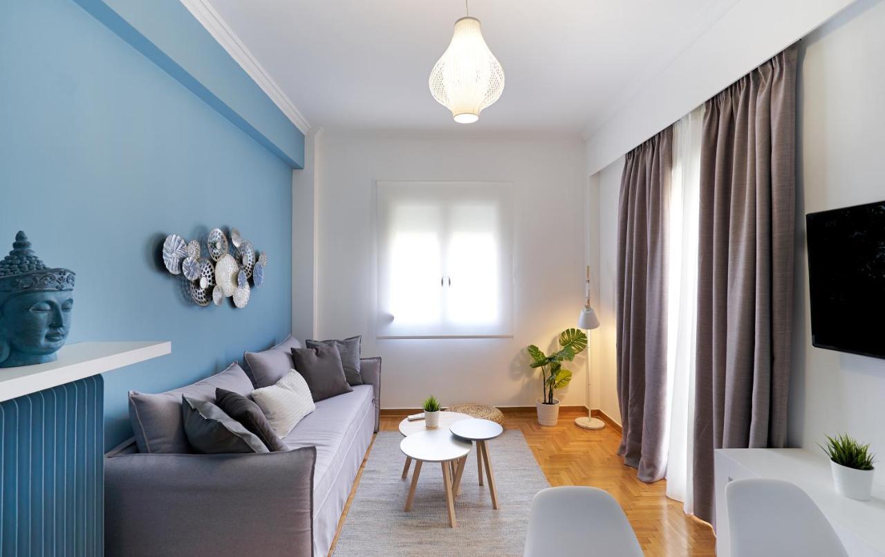 “Blue Oasis” In The Heart Of Koukaki! Apartment Атина Екстериор снимка