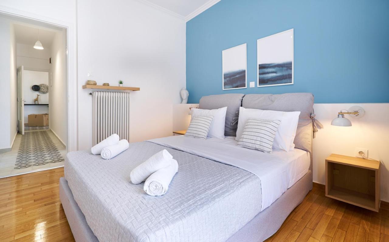 “Blue Oasis” In The Heart Of Koukaki! Apartment Атина Екстериор снимка
